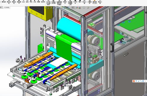 基于SolidWorks2017的自動覆膜設備設計 含3D模型與BOM清單